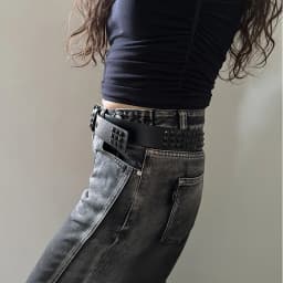 Black Fashion Rhinestone Rivet Jeans Belt Male Men&Women's Studded Belt Female Punk With Pin Buckle Gothic Accessories Y2K Belt