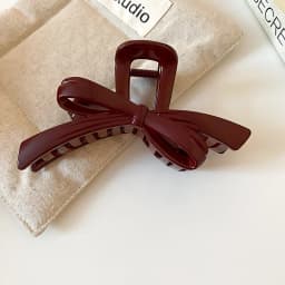 Black Geometric Square Hair Claw Clips for Women Hollow Acrylic Shark Clips Minimalist Back Head Hairgrips Accessories K
