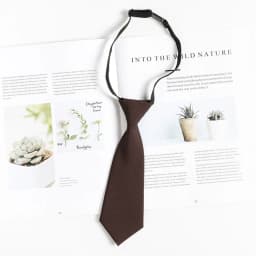 Boys Tie, Toddler Black/Red Tie, Pre-tie Clip on Ties for Boys