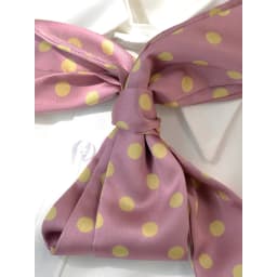 2025 New Spring Polka Dot Long Scarf Preppy Chic Polyester Red Butterfly Narrow Ribbon Bowknot Bag Accessories 180cm Cravat Gift