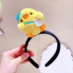 2 Pcs Chick Headband Costume Headbands Festival Girl Animal Plush Photo Props Birthday