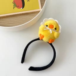 2 Pcs Chick Headband Costume Headbands Festival Girl Animal Plush Photo Props Birthday