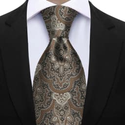 Luxury 7CM Floral Paisley Necktie Green Blue Ties For Man Groom Groomsman Jacquard Woven Ascot Formal Business Party Accessories