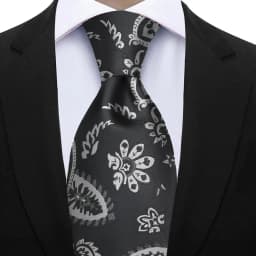 Luxury 7CM Floral Paisley Necktie Green Blue Ties For Man Groom Groomsman Jacquard Woven Ascot Formal Business Party Accessories