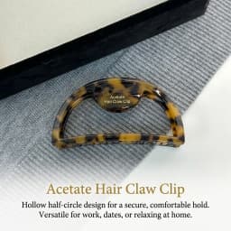 Women's Hair Claw Clips European And American Hair Accessories Hollow Hair Claw Clip Acetic Acid Grip Large Meatball Hair Claw