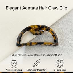 Women's Hair Claw Clips European And American Hair Accessories Hollow Hair Claw Clip Acetic Acid Grip Large Meatball Hair Claw