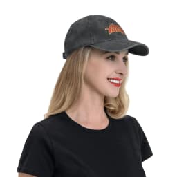 Over The Top Logo Movie Baseball Cap Lincoln Hawk Distressed Denim Washed Hat Vintage Outdoor All Seasons Adjustable Sun Cap
