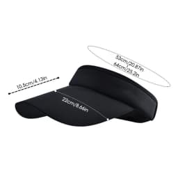 Man Summer UV Protection Hat Adjustable Soild Beach Sunshade Casual Hat for Camping Fishing Traveling