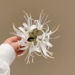 Half Shore Flower Simulation Flower Hair Clip Side Hair Accessory