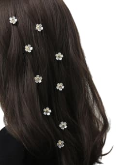 Exquisite small hair clips, flower hair accessories, small hair clips, bean clips, side flower hair accessories