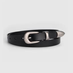 1.8cm Width Leather Belt for Women Zinc Alloy Silver Buckle Split Leather Casual Belt Genuine Leather Thin Belt Female Vintage