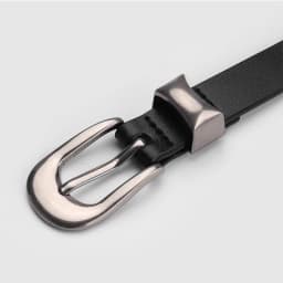 1.8cm Width Leather Belt for Women Zinc Alloy Silver Buckle Split Leather Casual Belt Genuine Leather Thin Belt Female Vintage