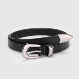1.8cm Width Leather Belt for Women Zinc Alloy Silver Buckle Split Leather Casual Belt Genuine Leather Thin Belt Female Vintage