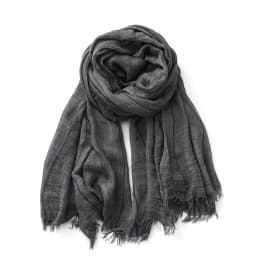 Fashion Striped Cotton Linen Scarf for Men Women Autumn Winter Long Soft Shawls and Wraps Short Tassel Bufanda Male Accessories