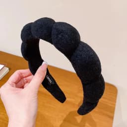 Simple Cloud Sponge Headband for Women Korean Style Candy Color Wide Brim Headband Fashion Girl Face Wash Headband Hair Accessor
