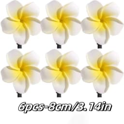 3pcs/10pcs Set Plumeria Hair Clip for Women Fashion Flower Duckbill Clip Cute Girls Side Clip Hair Accessories