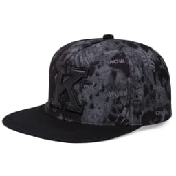 2026 Spring/Summer New Printed K Letter Baseball Cap Young Men and Women Hip-hop Flat-brimmed Hat Outdoor Sports Sunscreen Hat