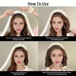 1/4pcs Solid Color Polka Dot Twist Hair Clip for Women Elegant Hairband Lazy Fashion Hair Curler Hair Accessories