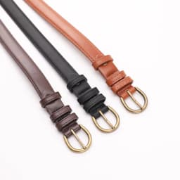 Soft and fashionable thin belt for women simple and versatile decorative jeans belt dress thin belt for women