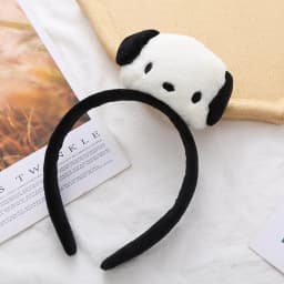 Plush Headband Panda Ears Hair Hoop Wash Face Hair Holder For Women Furry Hairbands Cartoon Head Hoop Makeup Hair Access
