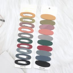 10pcs/set Snap Hair Clips BB Hairpin Candy Color Metal Barrettes for Kids Women GirlsHair Accessories Metal Hair Hairgrip