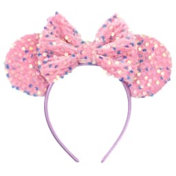 Disney Mickey Mouse Ears Headband Colorful Scales Sequins Bows Headbands for Kids Girls Women Hair Accessories Adults Hairbands
