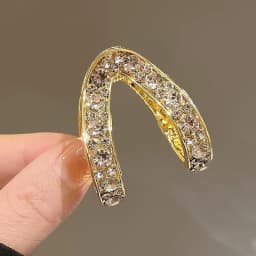 New Mini Rhinestone Hair Clip Crabs Women Hair Claw Small Fashion Korean Metal High Ponytail Hairpins Headdress Hair Accessories