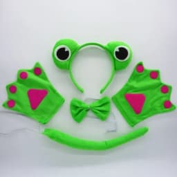 Green Frog Animal Ear Headband Girls Boy Adult Hairband Party Birthday Cosplay Costume Wedding Festival