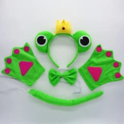 Green Frog Animal Ear Headband Girls Boy Adult Hairband Party Birthday Cosplay Costume Wedding Festival