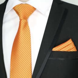 Newest Tie Set 8CM Mens Necktie Handkerchief Neck Ties Sets For Man Yellow Color Plaids Stripes Jacquard Cravat Business Party