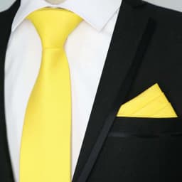 Newest Tie Set 8CM Mens Necktie Handkerchief Neck Ties Sets For Man Yellow Color Plaids Stripes Jacquard Cravat Business Party