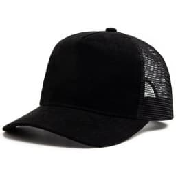 Personality Hot Selling 5 Panel Mesh Suede Trucker Hat High Quality Baseball Cap Spring Summer Breathable Adjustable Sports Hats