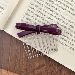 South Korea France Bow Hairpin Princess Head Inverted Comb Disc Hair Ball Head Side Hairpin