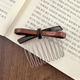 South Korea France Bow Hairpin Princess Head Inverted Comb Disc Hair Ball Head Side Hairpin