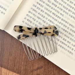 South Korea France Bow Hairpin Princess Head Inverted Comb Disc Hair Ball Head Side Hairpin