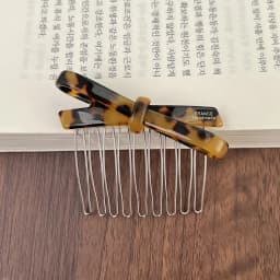 South Korea France Bow Hairpin Princess Head Inverted Comb Disc Hair Ball Head Side Hairpin