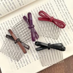 South Korea France Bow Hairpin Princess Head Inverted Comb Disc Hair Ball Head Side Hairpin