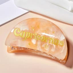 1PC Personalized Colorful Acetate Zodiac Women Hair Claw Clip For Birthday Gift,Holiday Gifts,Daily Commute