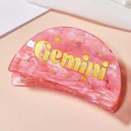 1PC Personalized Colorful Acetate Zodiac Women Hair Claw Clip For Birthday Gift,Holiday Gifts,Daily Commute