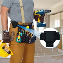 Magnetic Tool Holder Strong Magnetic Belt Clip for Screws,Nails,Wrench,Hammer,Pliers,Screwdriver,Sockets - Fits Up to 2.7" Belt
