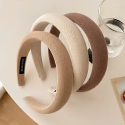 New Grey Headbands Retro Knitted Bow Wool Wide Hair Band for Woman Girl Elegant Hair Hoop Lady Winter Fashion Hair Accessories