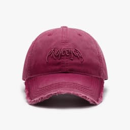 Letter Three-dimensional Embroidery Soft Top Rough Edge Men's BaseballCap European and American Fashion Versatile Cap Adjustable