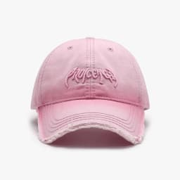 Letter Three-dimensional Embroidery Soft Top Rough Edge Men's BaseballCap European and American Fashion Versatile Cap Adjustable