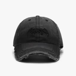Letter Three-dimensional Embroidery Soft Top Rough Edge Men's BaseballCap European and American Fashion Versatile Cap Adjustable