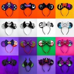 Disney Mickey Mouse Ears Hairband Chip n Dale Ear Headband for Adults Party Headwear Women Plush Bow Hair Accessories Girls Gift