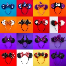 Disney Mickey Mouse Ears Hairband Chip n Dale Ear Headband for Adults Party Headwear Women Plush Bow Hair Accessories Girls Gift