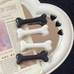 2/4pcs Funny bone hair accessories, hair clip edges, cute hair clip headpieces, creative and simple headpiece clips