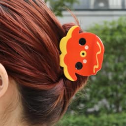 1PC Creative Cute Sushi Style Hair Grip Clip Personalized Acetate Novelty Hair Clip