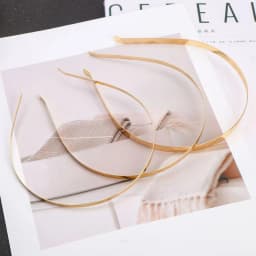 Metal Headbands Blank Smooth Hair Hoop Band DIY Hairband Plain Thin Bulk Headbands for Men Women Jeweley Hair Accessories