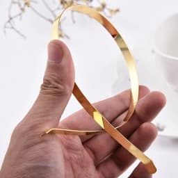 Metal Headbands Blank Smooth Hair Hoop Band DIY Hairband Plain Thin Bulk Headbands for Men Women Jeweley Hair Accessories